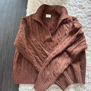 POLO SWEATER CHOCOLATE BROWN!!! NWOT